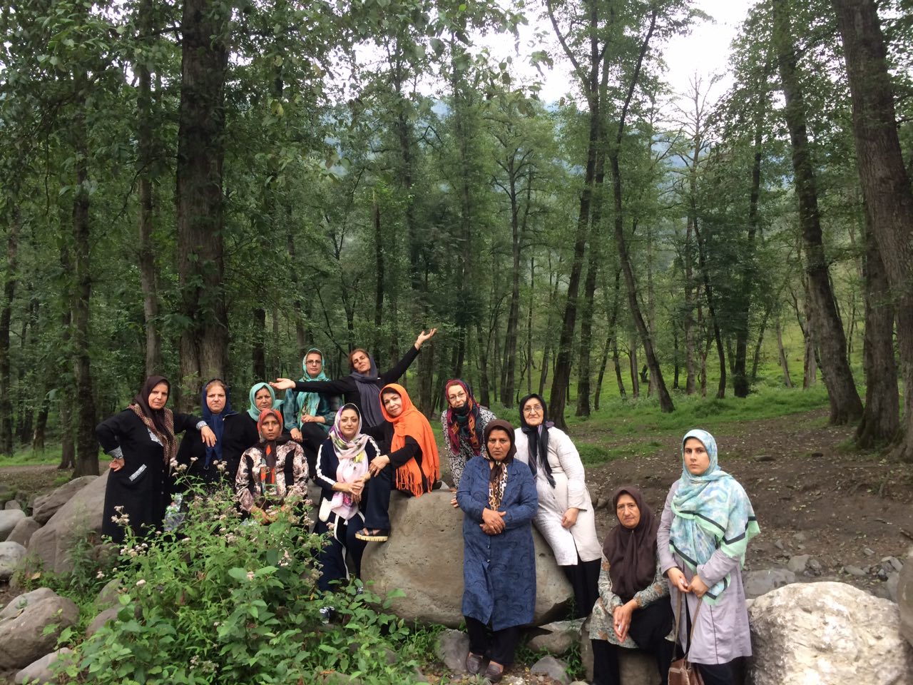  سفر طبیعت درمانی به جنگل های مازندران منطقه لفور تابستان 1393