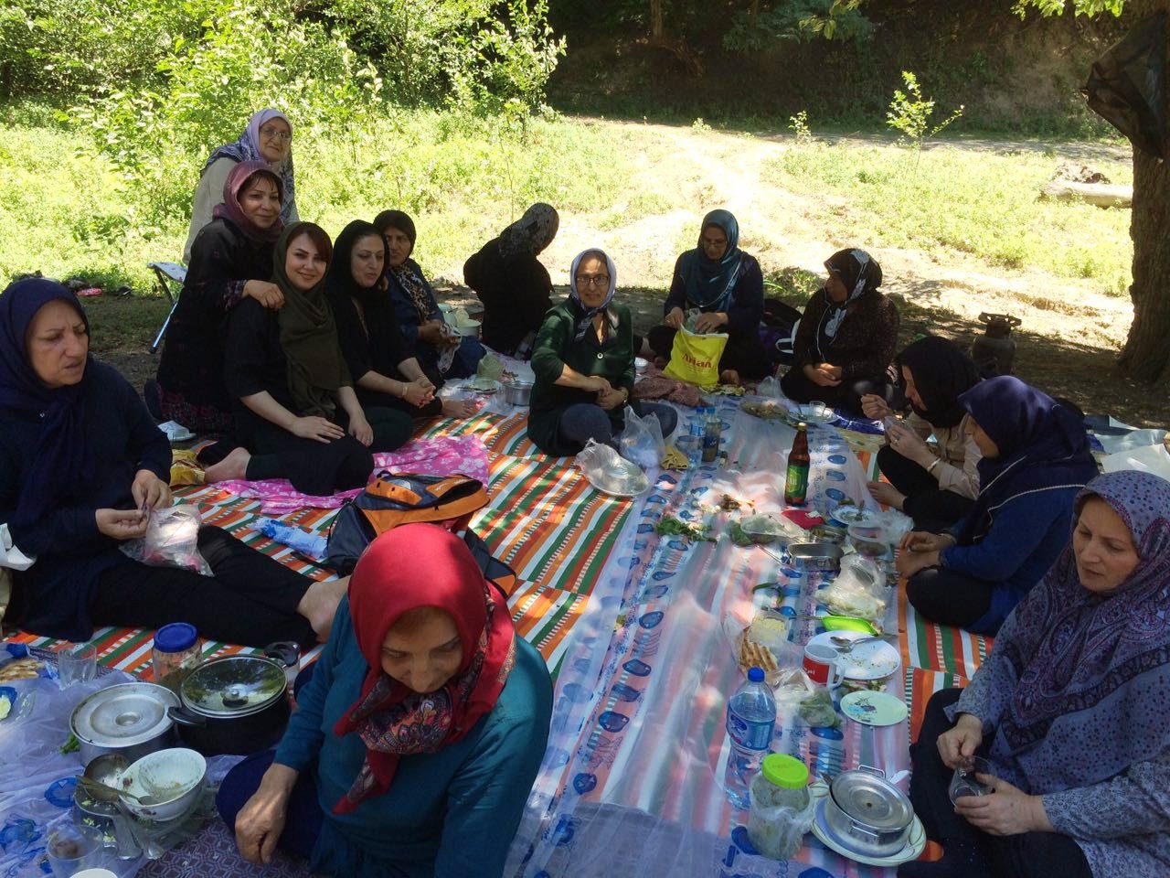   اردوی جنگل نشینی در  مازندران   منطقه چورت کیاسر